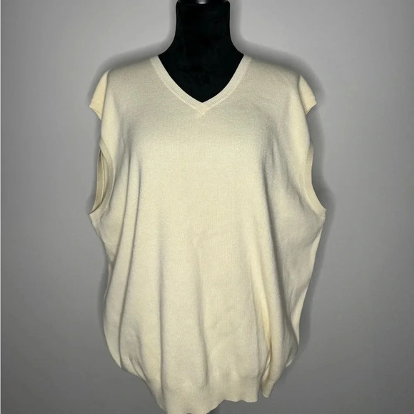 Vintage Sweater Vest 100% Pima Cotton - Picture 8 of 13